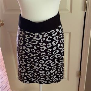 Torrid Sequined Animal Print Pencil Skirt